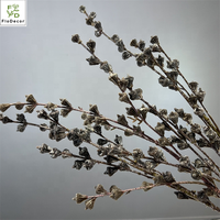 Groothandel Latex Kunstmatige Lange Eucalyptus Fruit Tak Stengels Ins-Achtige Echte Touch Decoratieve Plant Voor Bloemstukken