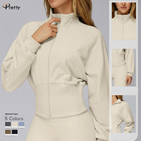 2025 nouveauté col montant à capuche coupe-vent fermeture éclair thermique sweat polyvalent coupe ample course sport veste