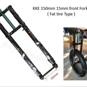 KKE 150毫米 * 15毫米前叉，带KKE后悬架，适用于MTB/电动越野车高品质KKE前叉，带后冲击 - Product Image 1