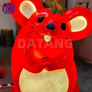 ไฟ LED รูปทรงหนู IP65 สำหรับตกแต่งภายใน/ภายนอกอาคาร เหมาะสำหรับเทศกาลคริสต์มาส ห้างสรรพสินค้า ลานกิจกรรม โรงแรม เวทีแสดงโชว์ - Product Image 4