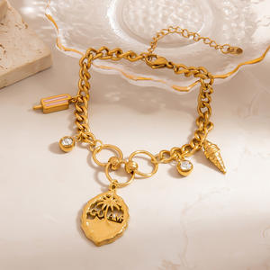 Pulsera de Moda con Dijes de Aleación de Zinc, Colgante de Estrella de Mar, Joyería Unisex Estilo Playa - Product Image 3