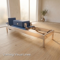 Reformer de Pilates Clásico de Aluminio de Calidad Premium, Semi-Elevado, para Atletas Modernos