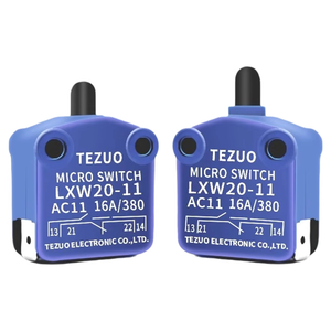 เทซูโอ ไมโครสวิตช์ LXW20-11 AC11 16A 380V ปุ่มกดสำหรับจำกัดการเปิดประตูตู้ - Product Image 1