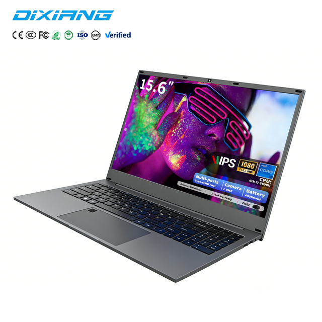 Brand New Best Selling Laptop Low Price Intel Core I7 6600U 15.6" Business 8G+256G SSD Wireless Personal/Home Use Laptop