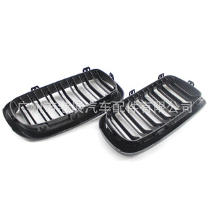 Bmw F15 Grille Matte Black Double Line <b>Mesh</b> Front Bumper 2014-2017 Abs <b>Plastic</b> - Product Image 2