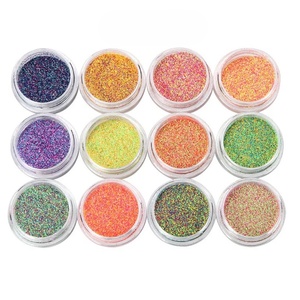 Wholesale Gold And Silver Flakes and <b>Nail</b> Art Sequins loose powder <b>Glitter</b> Bright Powder 6 Colors /set 12 Colors /Set - Product Image 2