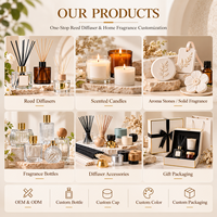Ensemble cadeau de bougies en cire de soja parfumées aux fleurs séchées faites à la main et de sachets parfumés pour les cadeaux de mariage printaniers et la décoration de la maison