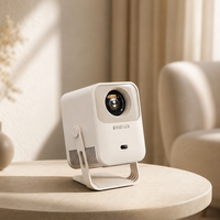 Mini-projecteur intelligent LED 2026 pour Mango 1, Android 14, 1080P, mise au point automatique, compatible 3D, Wi-Fi 5.4, home cinéma portable intégré