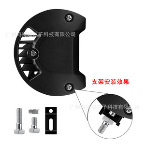 Cob Strobe <b>Work</b> <b>Light</b> 12-24V <b>Led</b> Three Row Off Road Vehicle Spotlights With Switch Control - Product Image 2