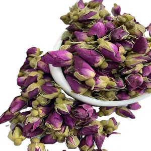 Factory Price Wholesale Rose Buds Flowers Unbroken High Quality Dried Rose Buds Tea For Women Promoting Blood Circulation Health