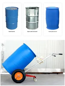 Manueller LKW-Transporter 350kg/450kg Ölfass-Hebevorrichtung Vierrad-Handkipper OEM Anpassbar - Product Image 3