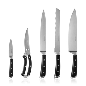 Siêu Sắc Nét 6 Pcs Đầu Bếp Dao Đặt Carbon Cao Đức Thép Không Gỉ Với Dao Khối Cho Nhà Bếp Sử Dụng - Product Image 2