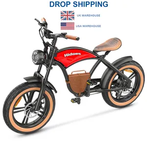 Hidoes UK Warehouse 1000W Battery Max Speed 45kmh Adult E Moto Motorcycle Retro City Road Electric Moto