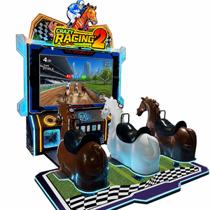 Simulatore di Corse di Cavalli per 3 Giocatori Lotto, Bestseller |   Gioco Arcade Crazy Racing 2 da 75 Pollici con Inserimento Monete e Presa Universale - Product Image 6