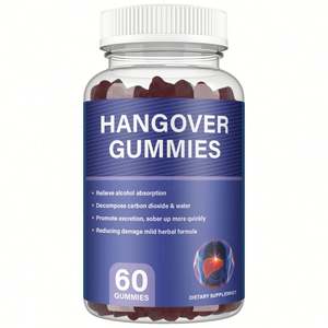 Pasokan pabrik permen permen permen Gummy anti-alkohol <span class=keywords><strong>Hangover</strong></span> menyembuhkan suplemen meringankan penyerapan alkohol Anti mabuk Mies - Product Image 1