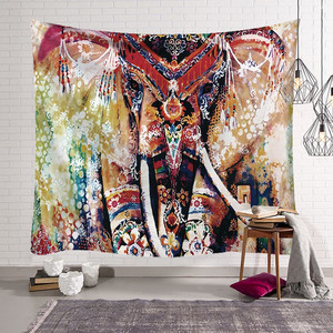 Mandala indiano bohémien colorato <span class=keywords><strong>elefante</strong></span> Mandala arazzo - Product Image 1