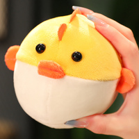 Peluche Mignonne Mini Poisson-Bouffant Anti-Stress pour Décoration de Table à Domicile, Cadeau d'Anniversaire, Logo Personnalisé, Vente en Gros Disponible