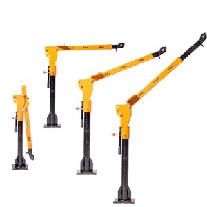 500kg Truck-Mounted Bed Crane Hoist Pickup Truck Crane with <strong>12V</strong> 1500kg <strong>Electric</strong> <strong>Winch</strong> 360 Swivel Adjustable Height Angle - Product Image 6