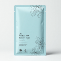 Sacs à 3 joints latéraux de marque imprimés sur mesure avec logo en relief et encre métallique pour emballage de produit de qualité supérieure