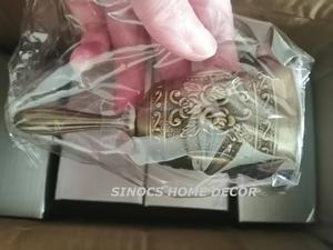 Cloche à main personnalisée en laiton Vintage, cloche de dîner en métal pour le dîner, l'heure du thé, la fête de mariage, cloches à main - Product Image 6