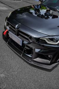 Parachoques delantero más vendido para <span class=keywords><strong>BMW</strong></span> <span class=keywords><strong>M2</strong></span> G87 AR Style Front Lip Dry Carbon Fiber Front Lips - Product Image 6