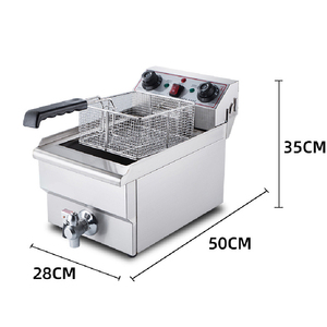 Freidora Eléctrica Comercial para <span class=keywords><strong>Papas</strong></span> Tornado/<span class=keywords><strong>Donuts</strong></span>/Postres en Forma de Cono, Alta Precisión, 13L Gran Capacidad, Acero Inoxidable, 220V, Nueva - Product Image 4
