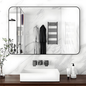 Gương khung nhôm không thấm nước với các góc tròn-Dành cho doanh nghiệp nhỏ/không gian bán lẻ (dịch vụ OEM) - Product Image 3