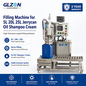 Machine de remplissage GLZON pour bidons de 5L, <span class=keywords><strong>20L</strong></span>, 25L, huile, shampoing, crème et savon liquide - Product Image 1