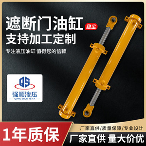 Vérin hydraulique Qiang Shun Engineering à diamètre de tige personnalisé haute pression pour applications d'excavatrices et de portes de barrière - Product Image 5