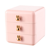 Boîte de rangement de bureau YBJ8651 style tiroir, simple, pour articles divers, accessoires capillaires, papeterie, armoire de rangement de bureau