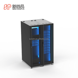 Gabinete Modular Inteligente para Servidor de Red de 19 Pulgadas con Puerta Frontal de Vidrio Templado y Aire Acondicionado para Centros de Datos - Product Image 3