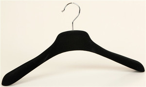 Kadife giysi askısı Modern kadife askı geniş omuz akın plastik yetişkin Coat Cuit elbise askısı giyim ekran için - Product Image 3
