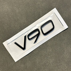 สติ๊กเกอร์ติดรถยนต์ 3 มิติ โครเมียมสีดำ สำหรับติดท้ายรถ โลโก้ XC90 S90 V90 ตราสัญลักษณ์ สำหรับรถยนต์ <span class=keywords><strong>VOLVO</strong></span> XC90 S90 V90 อุปกรณ์ตกแต่งรถยนต์ - Product Image 2