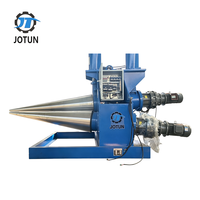 Jotun Rouleuse hydraulique automatique à cône en acier inoxydable à 4 rouleaux pour la fabrication de cônes