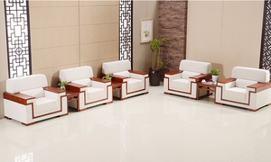 2026 नए वाणिज्यिक उच्च अंत कार्यालय फर्नीचर कार्यालय सम्मेलन वास्तविक चमड़े के पु चमड़े के कपड़े एकल सोफे का स्वागत करता है। - Product Image 5