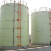 Réservoir de Clarification en PRV, Épavoir de Purification par Sédimentation pour Équipement d'Assistance au Traitement des Eaux Usées