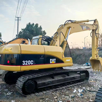 Excavatrice hydraulique sur chenilles d'occasion CAT 320C, 323, 325, 336 – Vente chaude de machines d'occasion à bas prix – CAT 320C d'occasion
