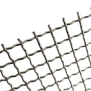 Hot sell stainless steel crimped mesh mining screen wire mesh