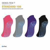 Chaussettes de yoga à cheville personnalisées en coton tricoté, couleurs variées, antidérapantes, respirantes, pour femmes, idéales pour le Pilates et les exercices d'été