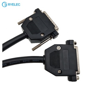 Hot Sale Custom D-Sub 25Pin DB25 Connector Male to DB25 Female Serial Parallel <b>Printer</b> Extension Round Ribble Cable - Product Image 1