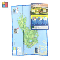 Libro de tapa blanda con impresión personalizada a todo color en inglés de fabricante, venta al por mayor, libro de bolsillo Lonely Planet, Encuadernación perfecta