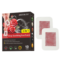 HAOBLOC Patchs Détoxifiants de Luxe aux Herbes, à l'Armoise et au Vinaigre de Bambou, pour une Évasion Bien-être, une Revitalisation, une Relaxation, un Soutien au Sommeil et une Transformation