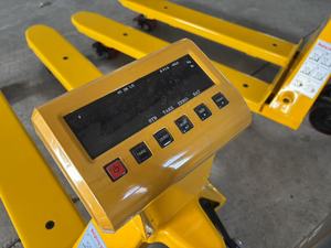 Apilador de pesaje industrial resistente, Gato de paleta <span class=keywords><strong>manual</strong></span> con báscula digital, carretilla elevadora <span class=keywords><strong>manual</strong></span> - Product Image 4