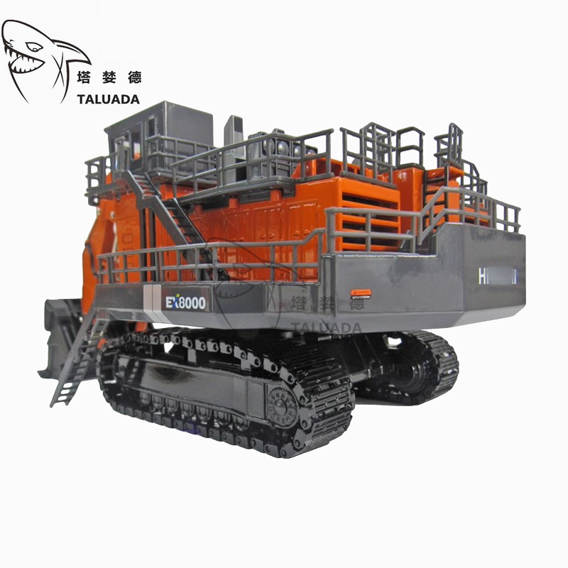TALUADA New Alloy 1:87 Scale Model Toy Black Bucket Hitachi
