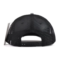 Gorras de Béisbol Personalizadas con Logotipo Bordado, 5 Paneles, Color Gris para Hombre, Gorras Trucker de Malla
