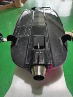 Planche de surf électrique puissante de 15 kW à grande vitesse (60 km/h) en fibre de carbone pour les sports nautiques professionnels