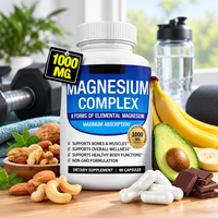 Capsules de complexe de magnésium, 60 unités, complément alimentaire