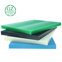 Planche à découper en nylon PA6 PA66 NYLATRON à faible friction personnalisée, feuille de plastique en nylon coulé à l'huile