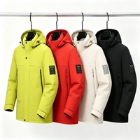 Veste bomber chauffante de haute qualité pour homme, femme et unisexe, mode décontractée d'hiver, avec capuche et fermeture éclair invisible, idéale pour la montagne
