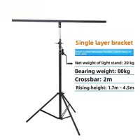 Support de projecteur PAR de scène avec levage manuel, treillis d'éclairage mobile, barre transversale pour mariage et spectacle, trépied, indice de protection IP